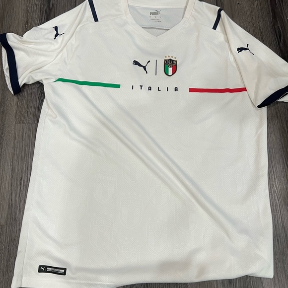 Puma Other - Puma Men's White and Navy Italy Jersey